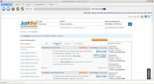 Justdial Data Extractor Software 1