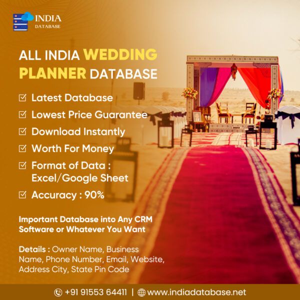 All India Wedding Planner Database - Database Provider