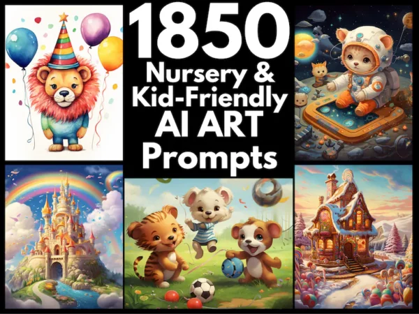 1850 Nursery and Kid Friendly AI Art Prompts