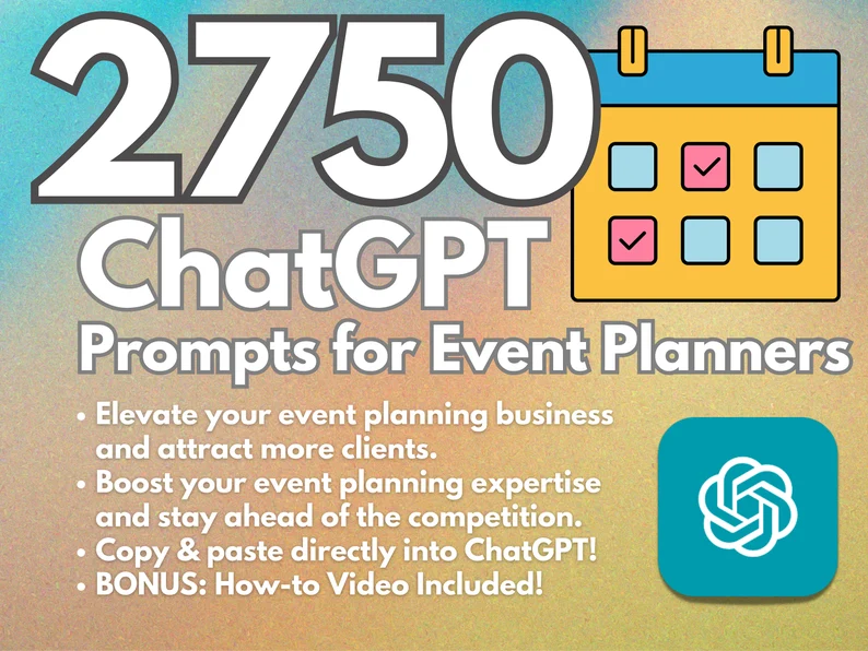 2750 ChatGPT Prompts for Event Planners