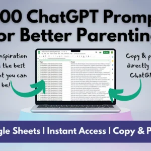 3000 ChatGPT Parenting Prompts: The Ultimate Guide to Raising Happy and Healthy Children | Empowering Parents to Raise Resilient Children