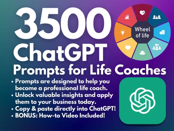 3500 ChatGPT Prompts for Life Coach Entrepreneurs