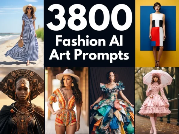 3800 Fashion AI Art Midjourney Prompts