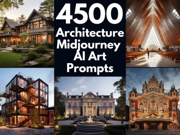 4500 Architecture Midjourney AI Art Prompts