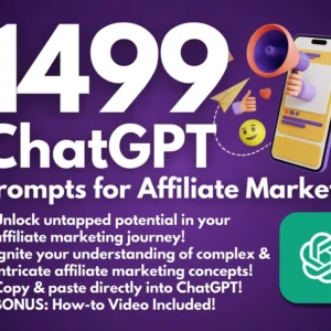 Affiliate Marketing ChatGPT Prompts | Make Money with Affiliate Marketing | Start a Successful Income Stream for Entrepreneurs Small Biz