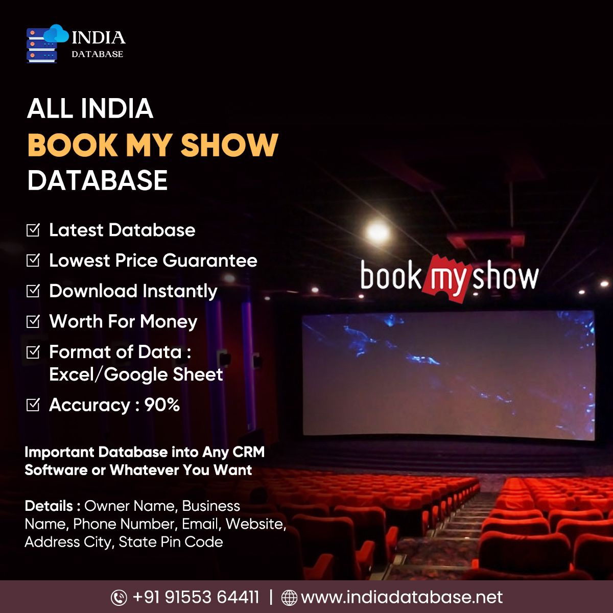 All India Book My Show Database