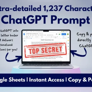 ChatGPT Cover Letter Generator | Build a Cover Letter with ChatGPT | Personalized Recommendations | Land Your Dream Job!