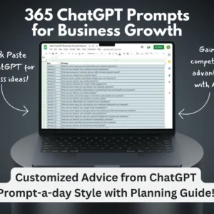 ChatGPT Daily Business Growth Prompts | 365 Days of Prompts | Daily Inspiration | Grow Your Business | Increase Profits