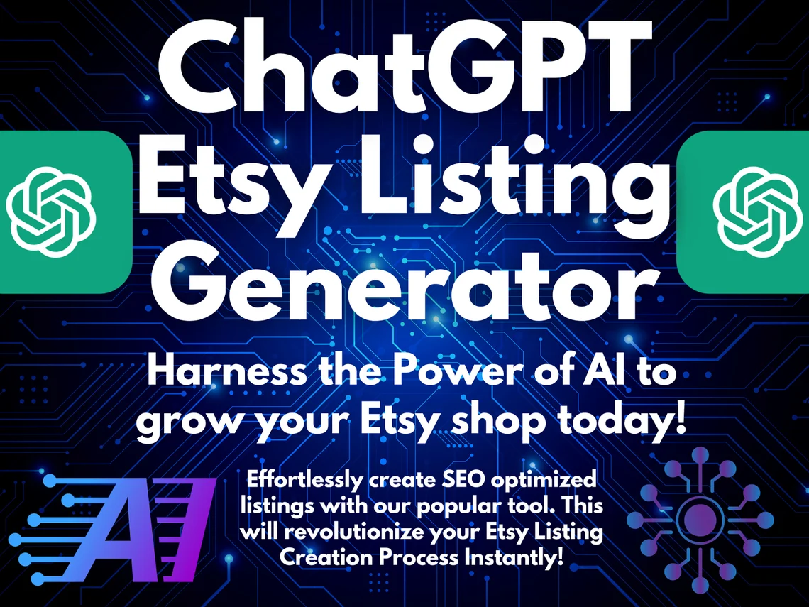 ChatGPT Etsy Listing Generator