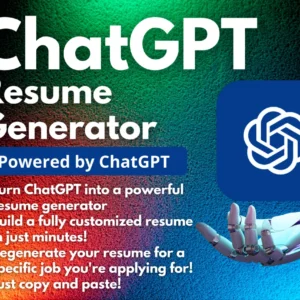 ChatGPT Resume Generator | Build a Resume with ChatGPT | Personalized Recommendations | Land Your Dream Job