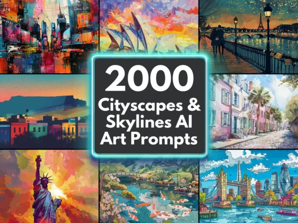 Cityscapes and Skylines AI Art Prompts