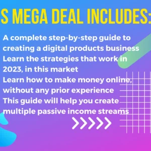 Digital Products Business Starter Kit | All-in-one Toolbox | Passive Income | Ebook | BONUS Free Digital Products to Sell | Start Today!