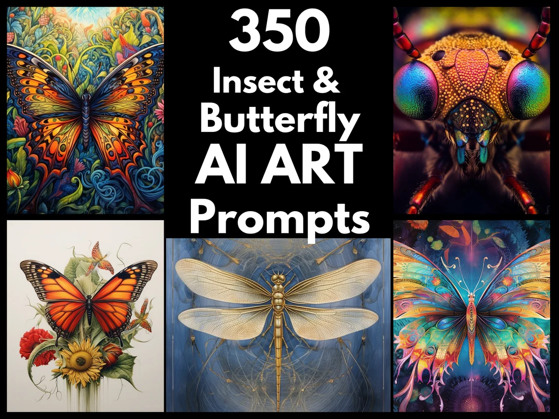 Insect and Butterfly AI Art Prompts