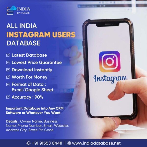 All India Instagram Users Database