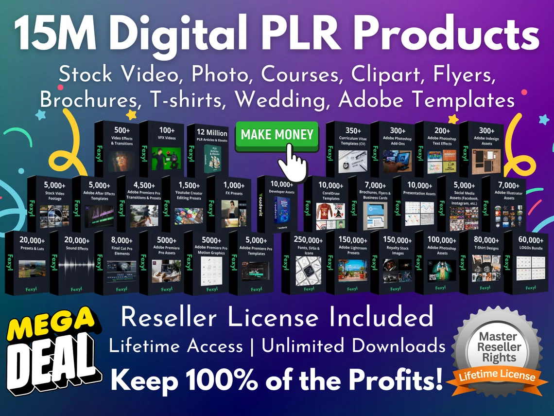 Mega Digital Products PLR Bundle