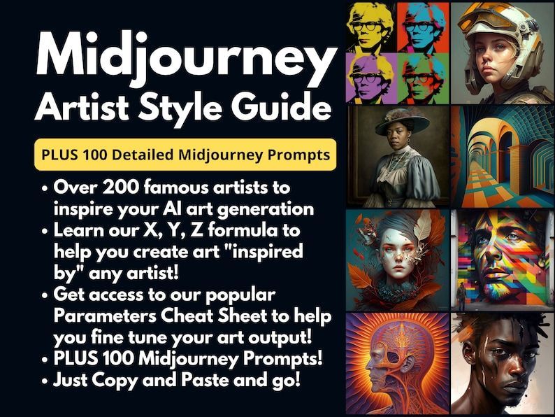 Midjourney Artist Style Guide: 200+ Artists & Techniques for Custom Image Generation