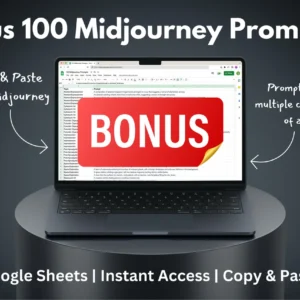 Midjourney Mastery | Learn how to use Midjourney AI | BONUS How-to Video & 100 Midjourney Prompts | Create Stunning Art | Step-by-step Guide