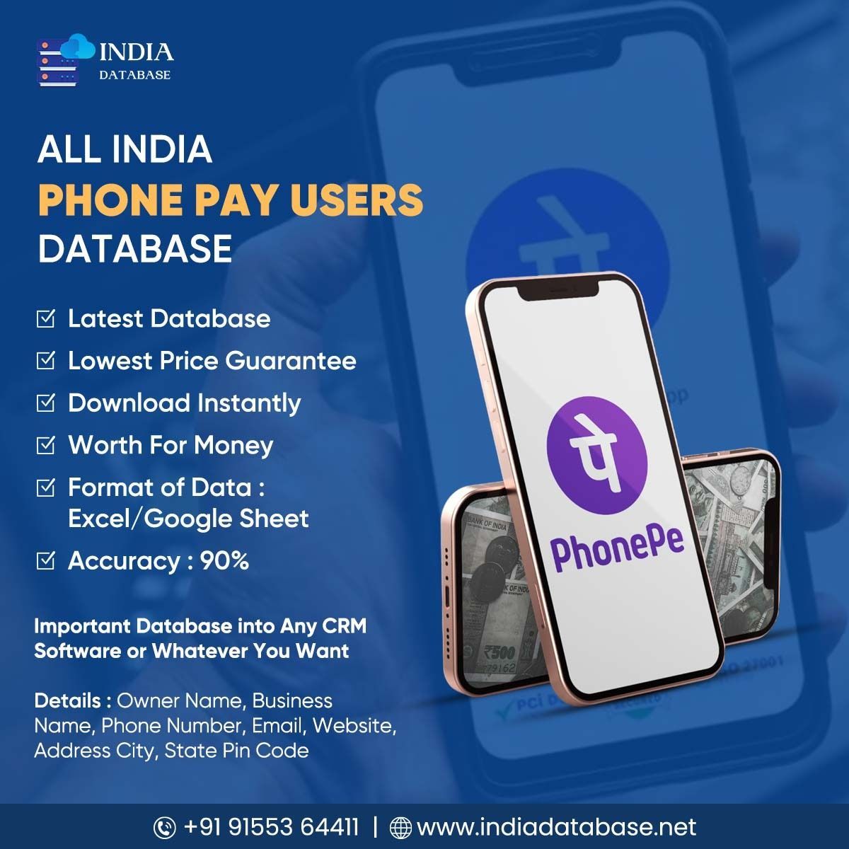 All India PhonePe Users Database