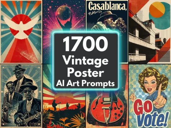 Vintage Poster AI Art Prompts