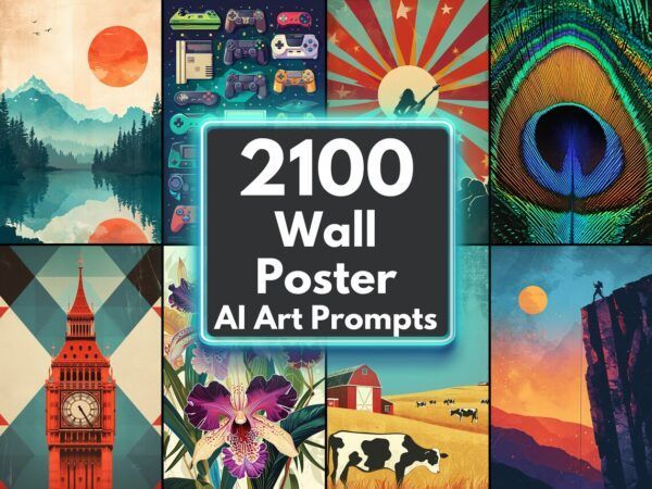 Wall Poster Design AI Art Prompts