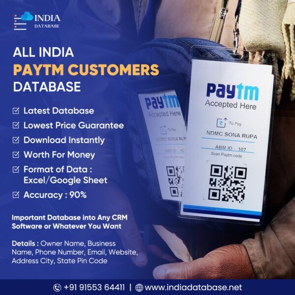 All India Paytm Customers Database