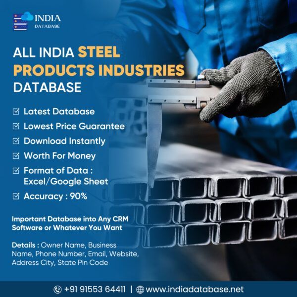 All India Steel Products Industries Database